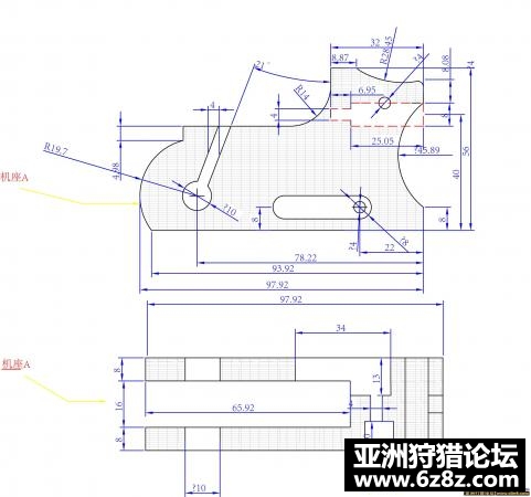 最全套的松鼠,左轮CAD图纸和尺寸图